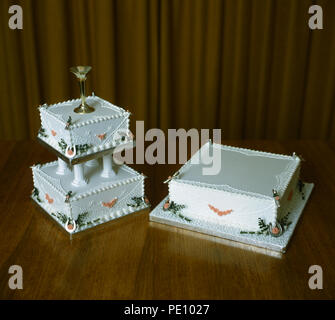 3 gâteau de mariage pièce assemblée Banque D'Images
