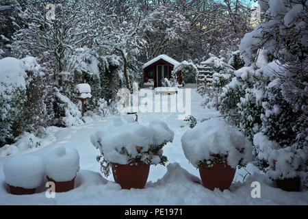 Climat froid et d'hiver Banque D'Images