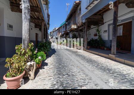 Guadalupe Caceres, village médiéval, dans l'Estrémadure, Espagne Banque D'Images