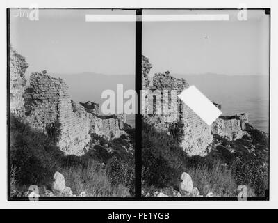 Antioche (Antakiyeh) et ses environs. Mur de ville sur Mt. Silpius Banque D'Images