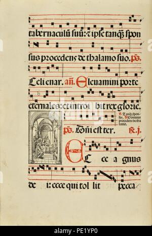 Antiphonarium secundum morem Sancte Romane Ecclesie 4. Banque D'Images