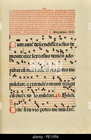 Antiphonarium secundum morem Sancte Romane Ecclesie 5. Banque D'Images