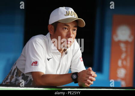 Zozo Marine Stadium, Chiba, Japon. Août 11, 2018. Vue générale, le 11 août 2018 - Softball : Championnat du monde de softball féminin 2018 Série de 8 match entre le Japon 3-4 Amérique à Zozo Marine Stadium, Chiba, Japon. Credit : Sho Tamura/AFLO SPORT/Alamy Live News Banque D'Images