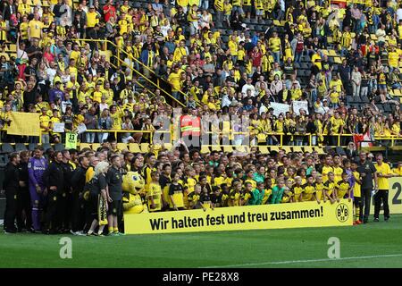 Dortmund, Allemagne. 11Th Aug 2018. firo : 11.08.2018 Football, 2017-2018 La saison 1.Bundesliga : Borussia Dortmund, match d'ouverture, photo de l'équipe avec toutes les catégories d'utilisation du crédit dans le monde entier, | : dpa/Alamy Live News Banque D'Images