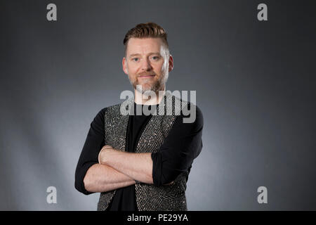 Edinburgh, Royaume-Uni. 12 août, 2018. David Roberts, l'illustrateur. Photographié à l'Edinburgh International Book Festival. Edimbourg, Ecosse. Photo par Gary Doak / Alamy Live News Banque D'Images