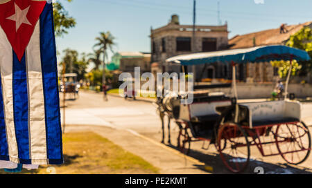 Une vue typique à Varadero à Cuba Banque D'Images