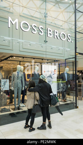 Charmante boutique Bros, le centre commercial de Westfield, Ariel Way, White City, London, W12, UK Banque D'Images