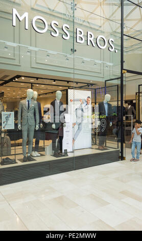 Charmante boutique Bros, le centre commercial de Westfield, Ariel Way, White City, London, W12, UK Banque D'Images