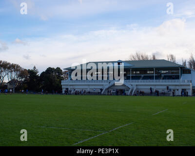 Grande tribune à Hutt Recreation Ground Banque D'Images
