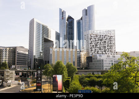 Paris La Défense - quartier commercial et financier de Paris, La Défense. La France, l'Europe. Banque D'Images