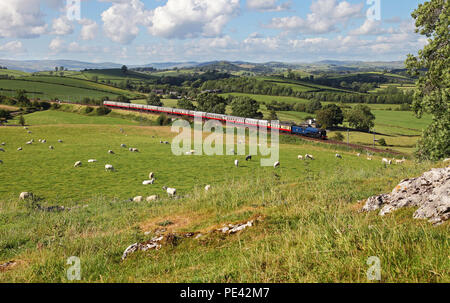 60163 passe sur le 5.7.14 Hincaster Banque D'Images