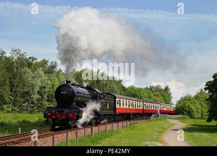 62712 chefs loin de Kinneil sur le Bo'ness et Kinneil Railway sur 31.5.14. Banque D'Images