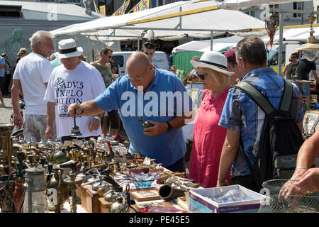 Marché d'antiquités de Maastricht town square Banque D'Images