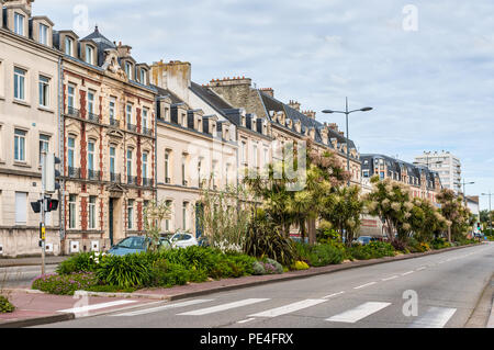 Cherbourg-Octeville, France - 22 mai 2017 : Street View de la ville côtière de Cherbourg-Octeville, Normandie, France. Banque D'Images