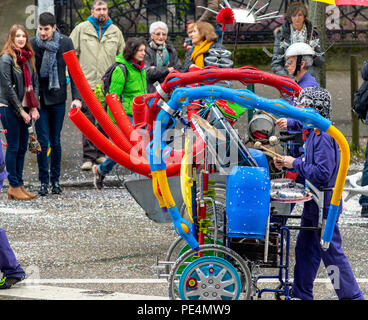 Défilé de carnaval de Strasbourg, Alsace, France, Europe, Banque D'Images