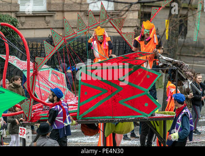 Défilé de carnaval de Strasbourg, Alsace, France, Europe, Banque D'Images