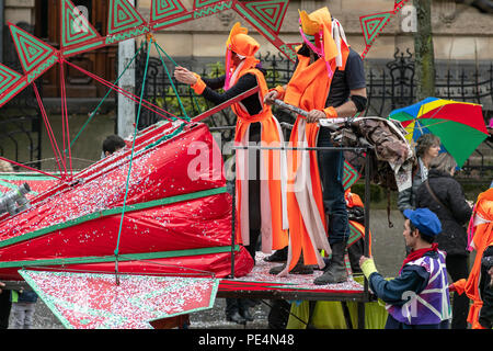 Défilé de carnaval de Strasbourg, Alsace, France, Europe, Banque D'Images