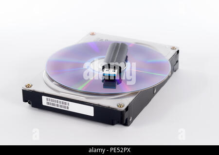 Disque dur de l'ordinateur Banque D'Images