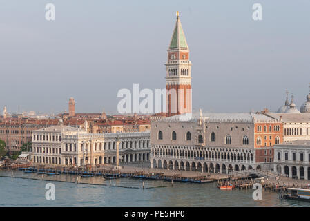 Au bord de l'eau Venise Banque D'Images