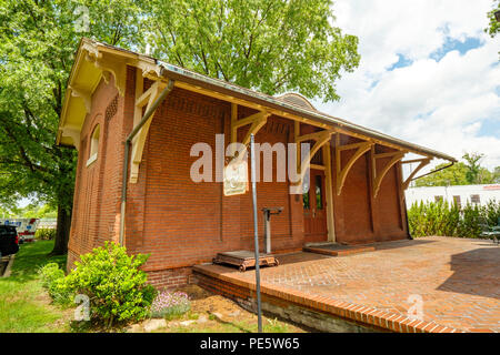 Rockville Railroad Station, 98, rue Church, Rockville, Maryland Banque D'Images