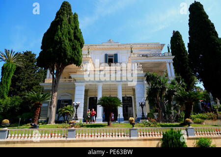 Achilleion, Corfou, Corfou, Grèce, Europe Banque D'Images