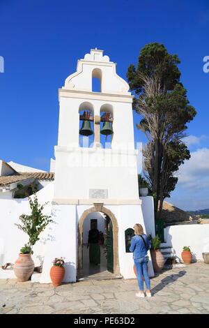 Monastère de Vlachernes, la ville de Corfou, Corfou, Grèce, Europe Banque D'Images