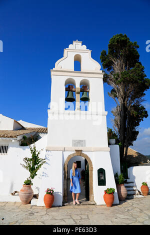 Monastère de Vlachernes, la ville de Corfou, Corfou, Grèce, Europe Banque D'Images