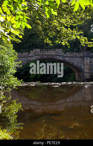 Pont Rivière Nasmyth, amande, Almondell, East Calder, West Lothian, Scotland UK Banque D'Images