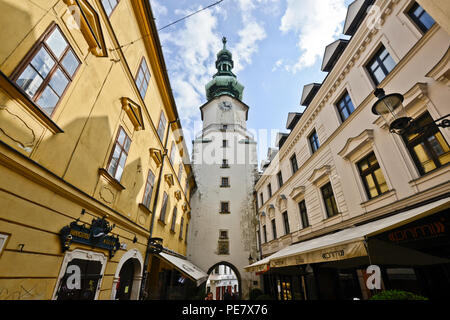 Michael's Gate, Bratislava, Slovaquie Banque D'Images