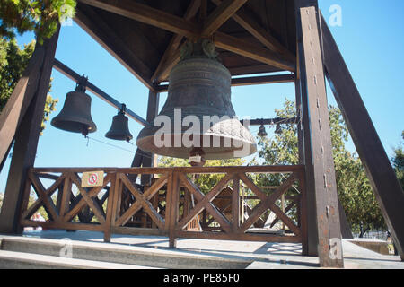 Hersonissos. Temple. les fouilles. Banque D'Images