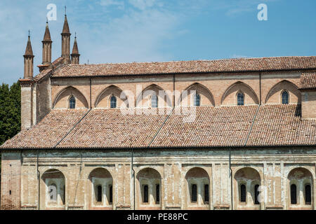 Cortemaggiore, Piacenza, Emilia Romagna, Italie : Abbaye de l'Annunziata Banque D'Images
