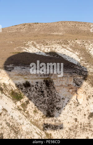 Ombre de vol en montgolfière sur la Cappadoce, Istanbul, Turquie Banque D'Images