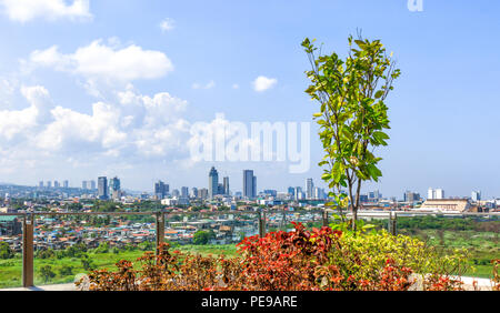La ville de Cebu, Philippines - Le 13 juin 2018 : Avis sur Cebu City à partir de la SM City Cebu Mer Banque D'Images