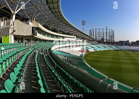 Vue générale du terrain de l'avant du Surrey CCC vs Middlesex CCC, Match amical de cricket au Kia Oval le 22 mars 2016 Banque D'Images