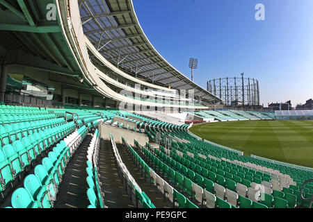 Vue générale du terrain de l'avant du Surrey CCC vs Middlesex CCC, Match amical de cricket au Kia Oval le 22 mars 2016 Banque D'Images