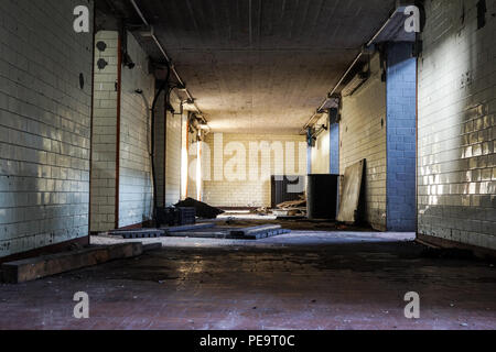 Intérieur de l'ancienne usine abandonnée bâtiments Banque D'Images