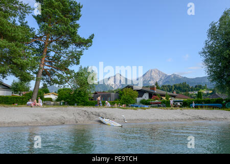 Lake Fakkar, Autriche - 27 juin 2018 : Le lac Fakkar sur Carinthie en Autriche Banque D'Images