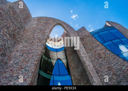 Fjordenhus à Vejle, Danemark l'architecture faite par Olafur Eliasson pour Kirk Kapital Banque D'Images