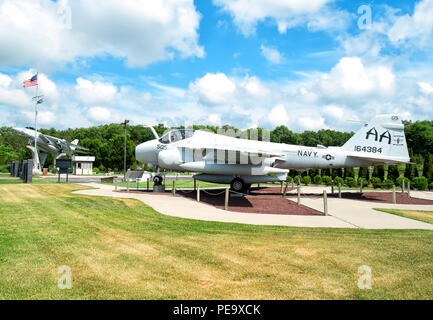 F14 Grumman Memorial Park Long Island New York Banque D'Images