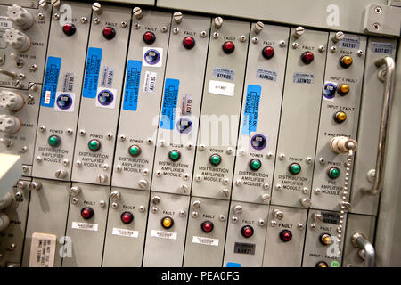 Vintage générateur de time code modules amplificateurs de puissance de la machine utilisée par la NASA - USA Banque D'Images