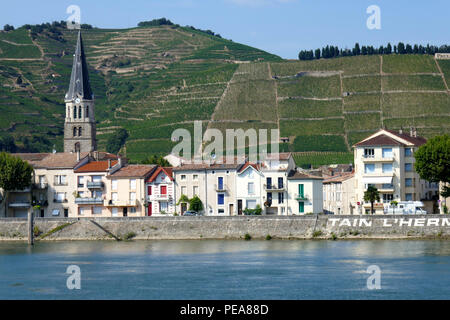 Tain L'Hermitage, Drôme, Ardèche, France Banque D'Images