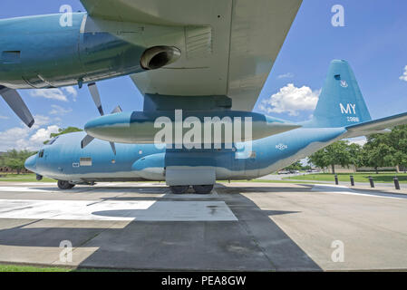 Air Park à Moody AFB était dédié au président George W. Bush qui était un pilote de formation à Moody 1968-1969. Banque D'Images