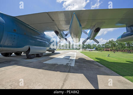 Air Park à Moody AFB était dédié au président George W. Bush qui était un pilote de formation à Moody 1968-1969. Banque D'Images