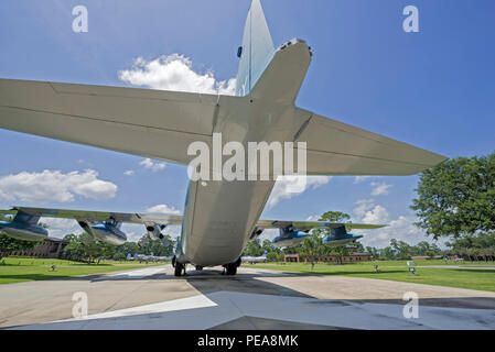 Air Park à Moody AFB était dédié au président George W. Bush qui était un pilote de formation à Moody 1968-1969. Banque D'Images