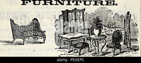 "L'État de New York, l'annuaire contenant les noms, les affaires et l'adresse de tous les commerçants, les fabricants et les hommes tout au long de l'Etat" (1867) Banque D'Images