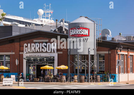 HALIFAX, Nouvelle-Écosse, Canada - Garrison Brewing Company, une bière artisanale de la brasserie. Banque D'Images