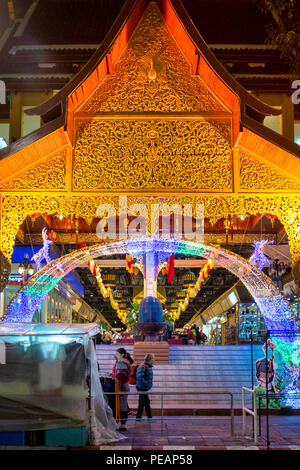 Bazar Nocturne de Chiang Mai, Chiang Mai, Thaïlande Banque D'Images