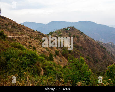 Dans le village de Kot Tulla Tallas Des salon, rendu célèbre par Jim Corbett dans son livre Le Temple des Tigres, Kumaon Hills, Uttarakhand, Inde Banque D'Images