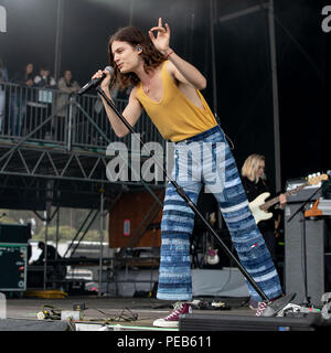 San Francisco, Californie, USA. Août 12, 2018. Nés (GARRETT) nés au cours de l'extérieur (Festival de musique au parc du Golden Gate à San Francisco, Californie Crédit : Daniel DeSlover/ZUMA/Alamy Fil Live News Banque D'Images