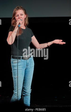 Edinburgh, Royaume-Uni. 13 août 2018. Edinburgh Pleasance Newcomer Comédie 2018 Gala Crédit : Andrew Eaton/Alamy Live News. Banque D'Images